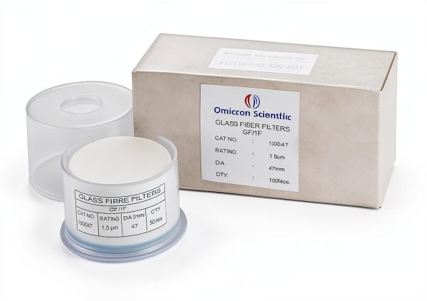 Omicron 130047 Borosilicate Glass Fiber Binder Free Filter 1.6µm 47mm-0