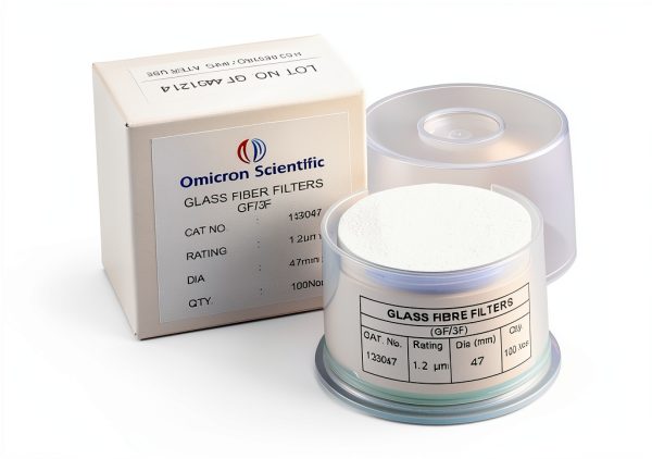 Omicron 133047 Borosilicate Glass Fiber Filter 1.2um 47mm 100pcs-0